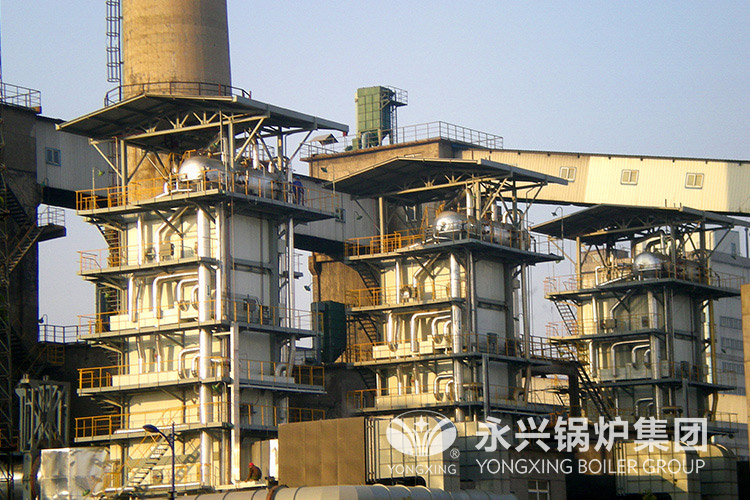 circulating fluidized bed boiler for chemical plant